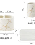 Toothpaste Toothbrush Ceramic Holder