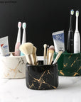 Toothpaste Toothbrush Ceramic Holder