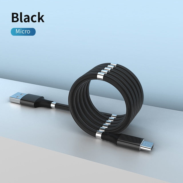 Magnetic Roll-Up USB Cable