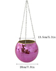 Self Watering Disco Ball Hanging Planter