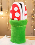 Super Mario Piranha Plant Slippers and Pipe Holder