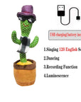 Dancing-Singing Cactus Plush Toy