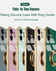 Electroplated Solid Case + Ring Holder