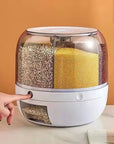 Sealed Rotating Grains Container