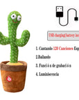 Dancing-Singing Cactus Plush Toy