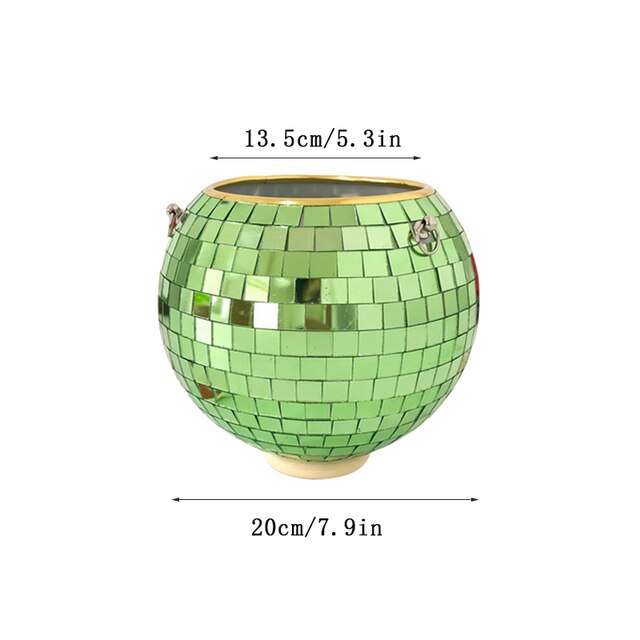 Self Watering Disco Ball Hanging Planter