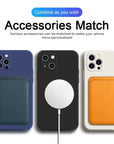 Magnetic Liquid Silicone Case For iPhones