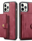 Luxury Magnetic Safe Leather Case For iPhone