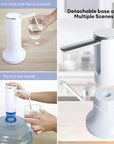 Portable Electric Water Dispenser Pump Bottle Foldable