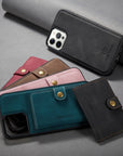 Luxury Magnetic Safe Leather Case For iPhone