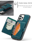 Luxury Magnetic Safe Leather Case For iPhone