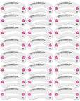 12Pcs/set Reusable Eyebrow Stencils Eye Brow Drawing Guide