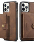 Luxury Magnetic Safe Leather Case For iPhone