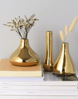 Golden Mini Ceramic Vase